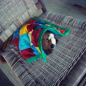 Ottie the Otter's Patchwork Quilt