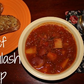 Beef Goulash Soup {Guest Post}