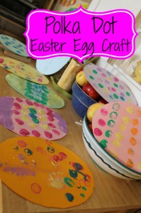 Polka Dot Easter Egg Craft