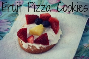 Fruit Pizza Cookies