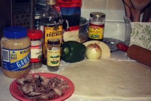 Philly Cheesesteak Pizza Ingredients