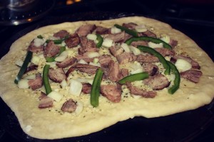 Philly Cheesesteak Pizza Oven