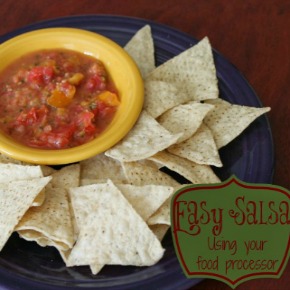 Easy Food Processor Salsa