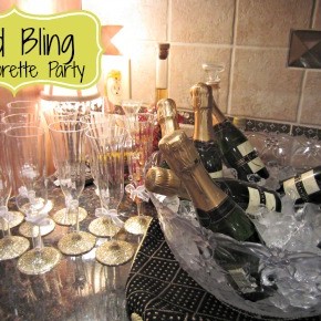 Gold Bling Bachelorette Party