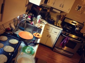 Messy Kitchen