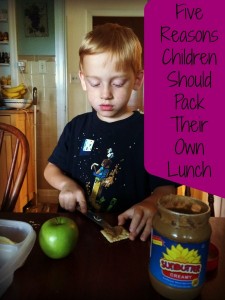 Five Reasons Children Should Pack Their Own Lunch