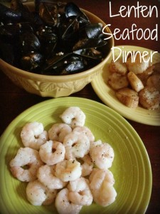 Lenten Seafood Dinner