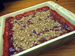 Rhubarb Crisp