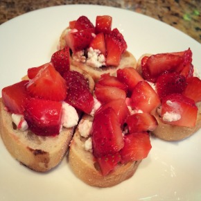 Strawberry Bruschetta