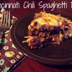 Cincinnati Chili Spaghetti Pie