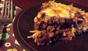 Cincinnati Chili Spaghetti Pie 2