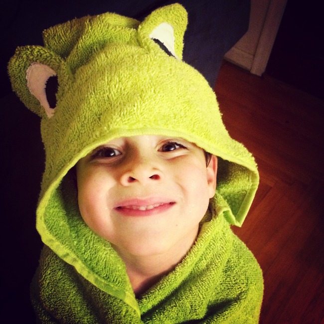 Frog Party Towel