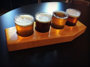 Mansfield Phoenix Brewing Company Flight