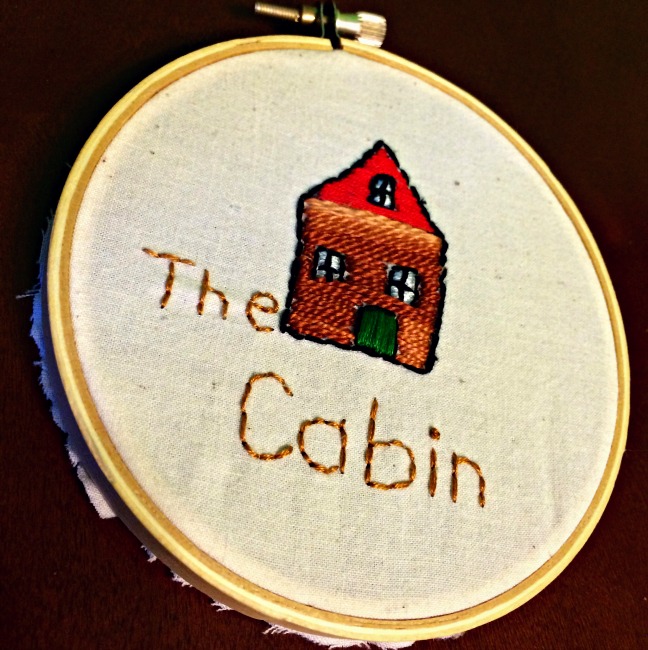 Embroidery The Cabin