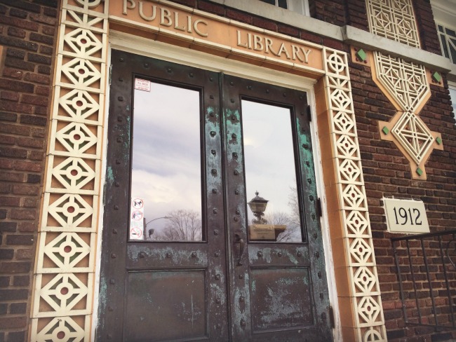 Milan, Ohio Public Library Doors