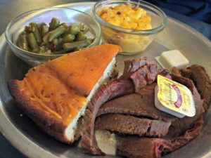 Coal Creek Smokehouse Brisket Dinner 2