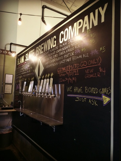 Blank Slate Brewing Company Taps