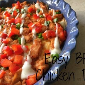 Easy Appetizer Recipe:  BBQ Chicken Dip